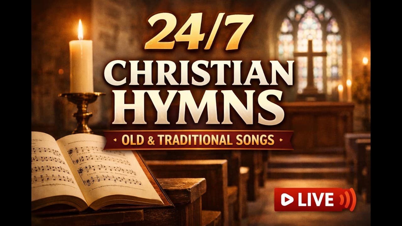 24/7 Christian Hymns Livestream | Best Old Church Hymns & Traditional Worship Songs